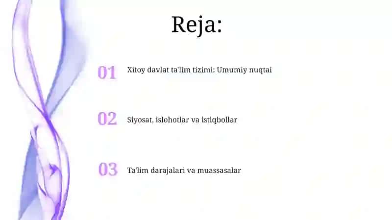 Xitoy davlati ta'lim tizimi 2