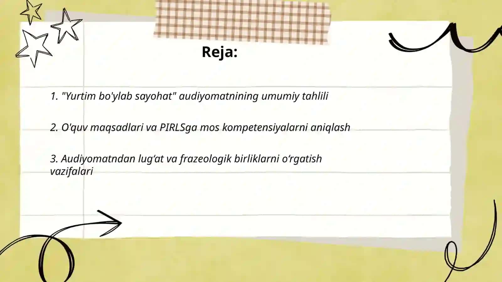 Yurtim bo'ylab sayohat audiyomatlari 2