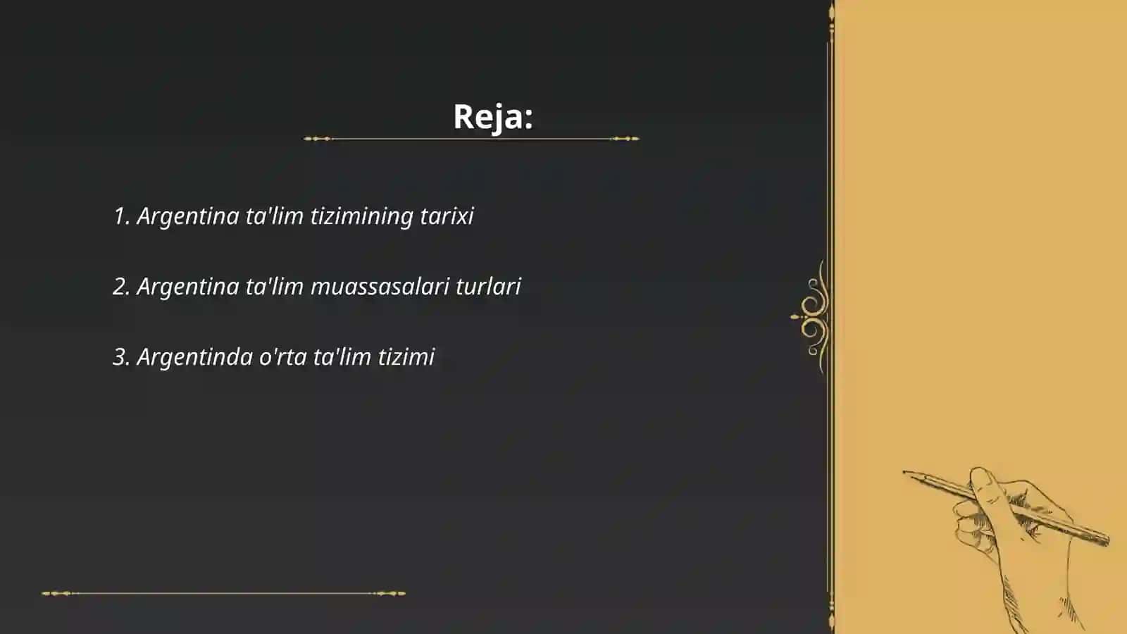 Argentina ta'lim tizimi 2