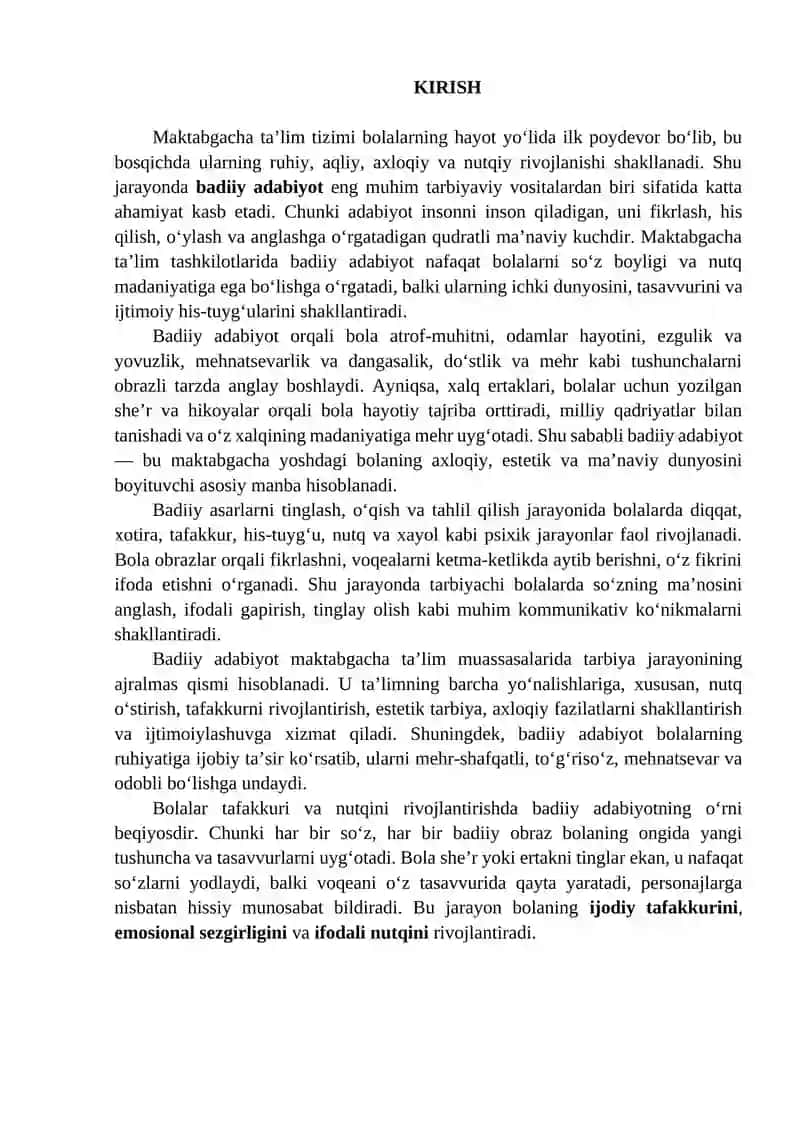 Badiiy adabiyot 2