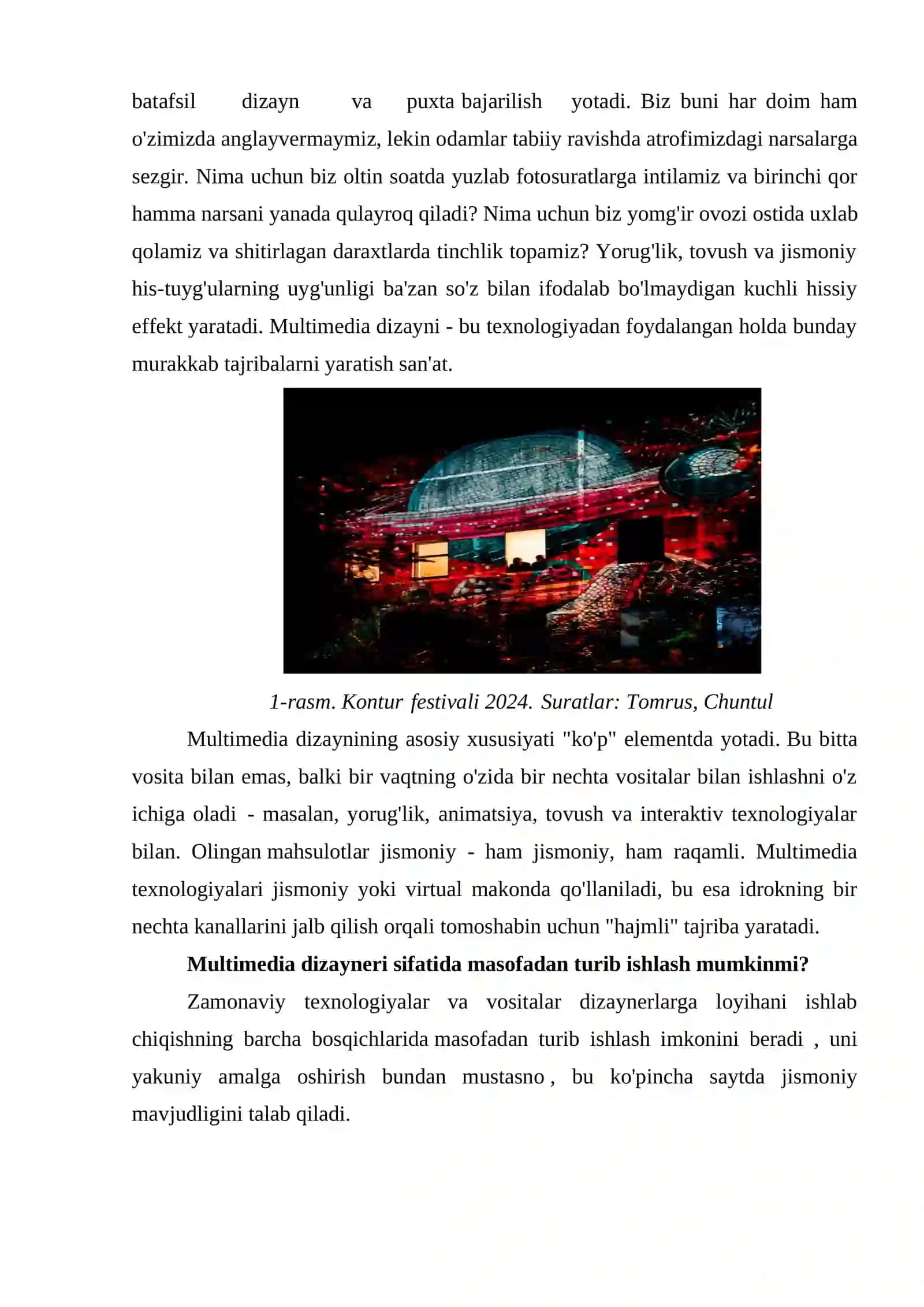 Multimedia dizayn tamoyillari 2