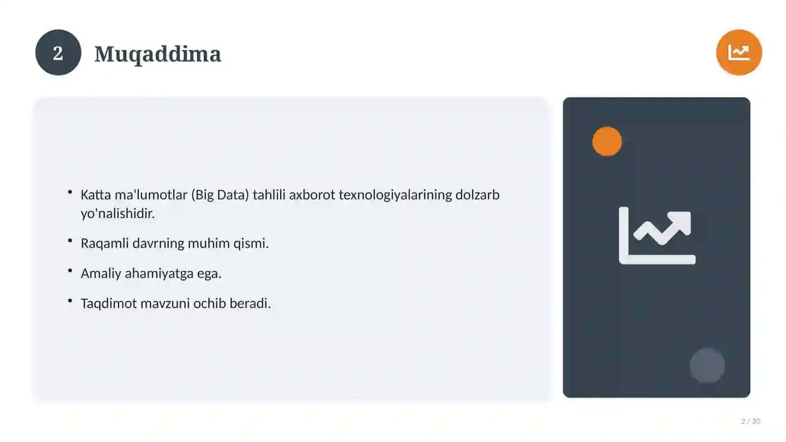 Katta ma'lumotlar (Big Data) tahlili 2