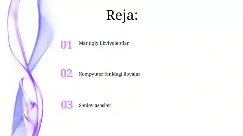 Kompyuter fanidagi qo'llanmalar 2