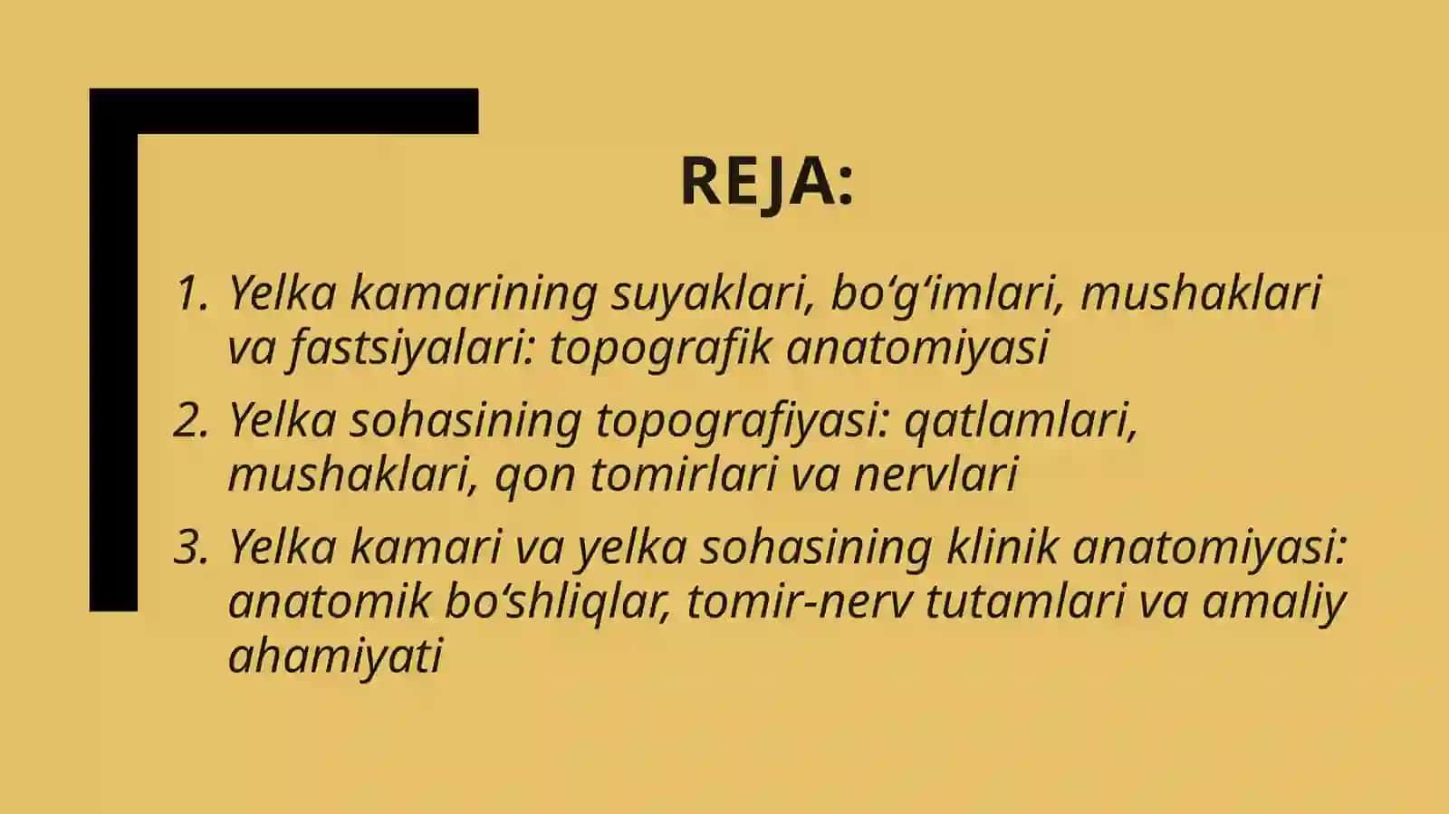 Qo‘lning klinika anatomiyasi 2