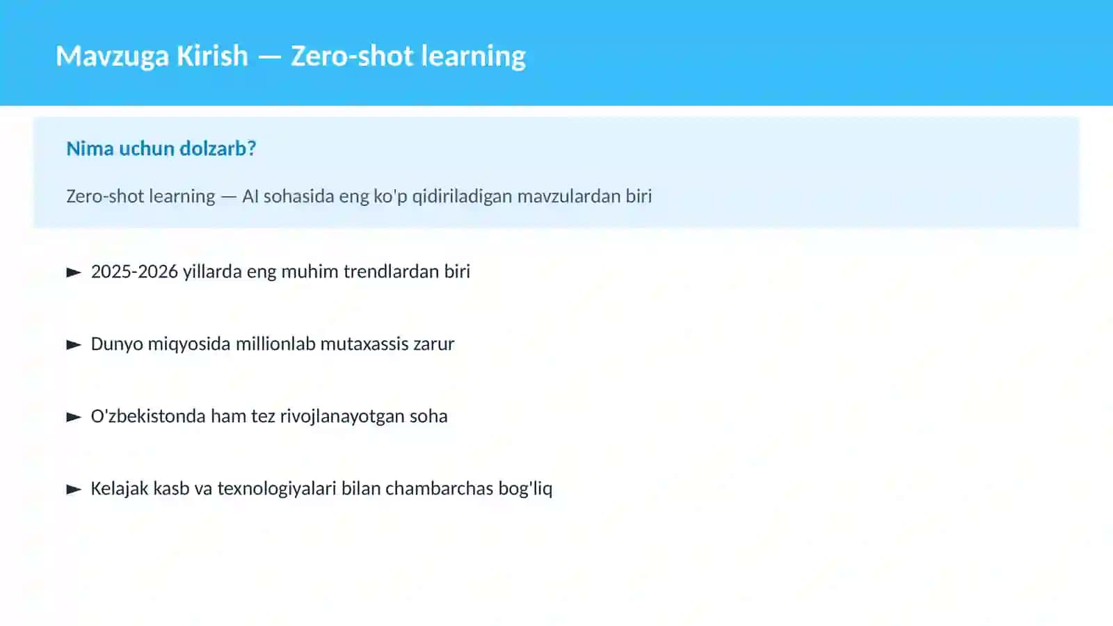 Zero-shot learning 2