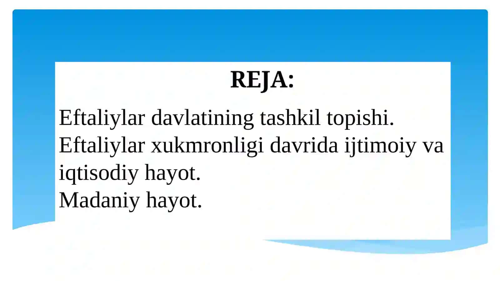 Eftaliylar davlati 2