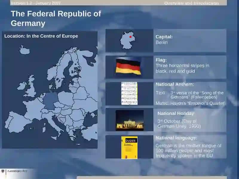 Deutschland Germany – an Overview 2