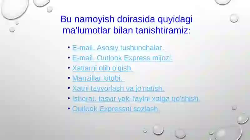 Elektron Pochta(E-mail) 2