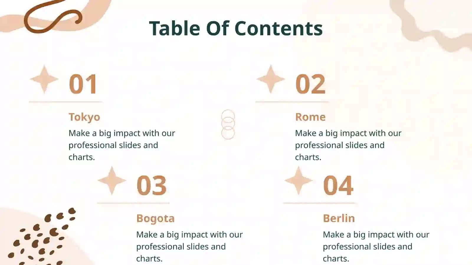Table Of Contents 2
