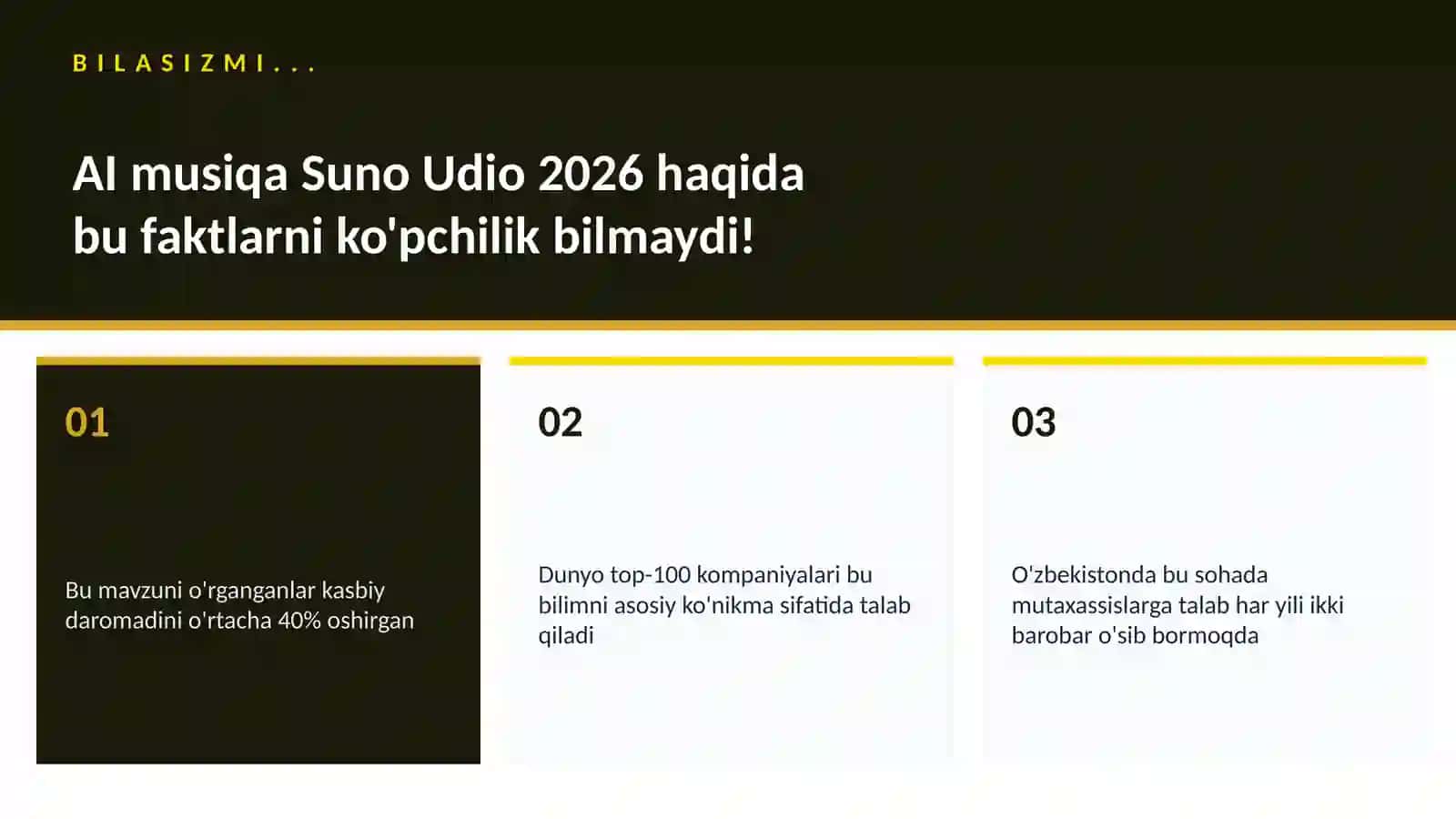 AI musiqa Suno Udio 2026 2