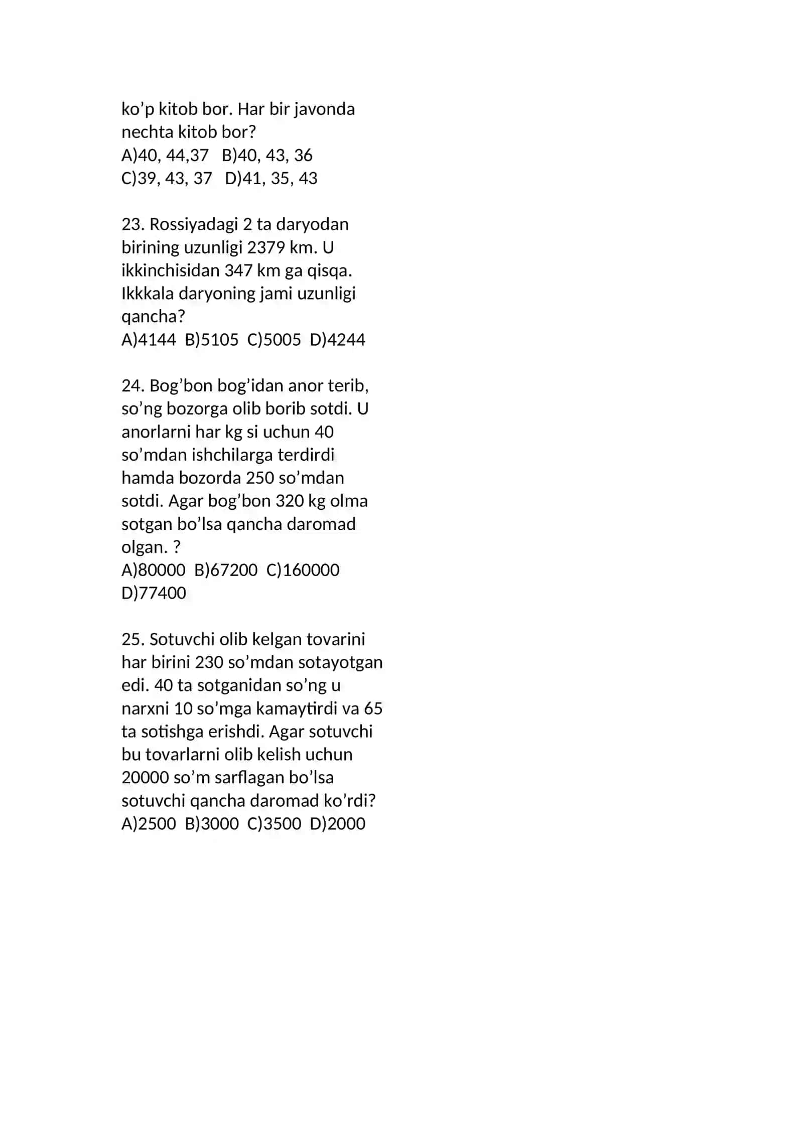 Hisoblang (1-20) 2