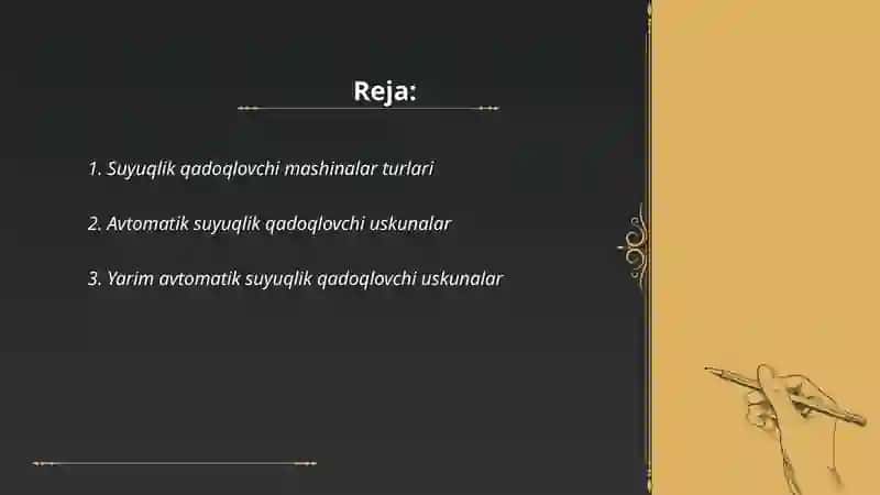 Suyuqlik qadoqlovchi mashinalar 2