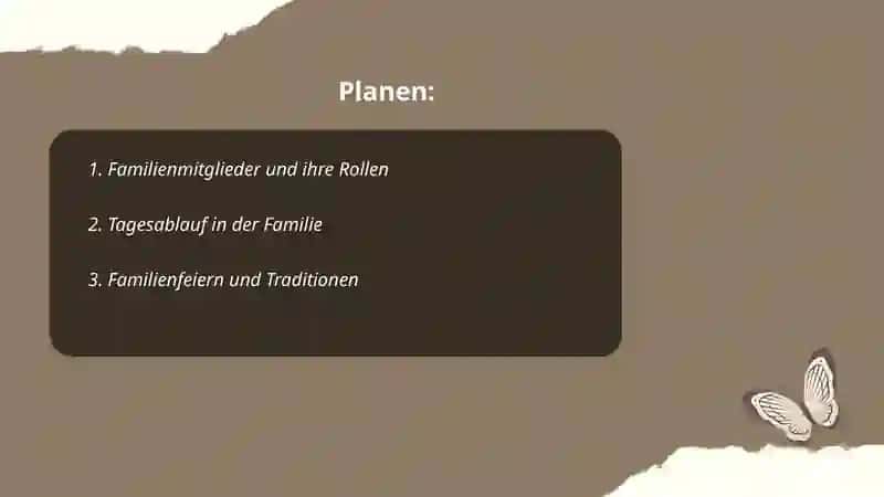 Familienrollen in der Familie 2