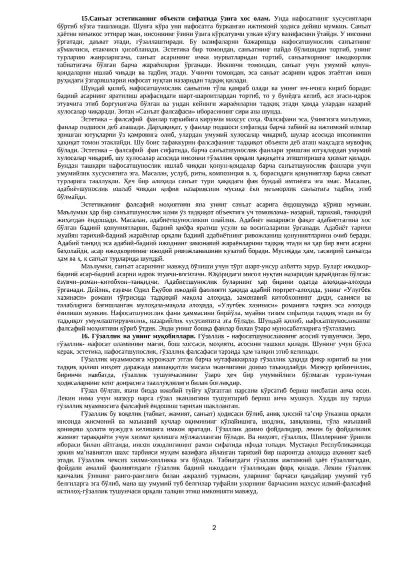 Эстетика фани 2