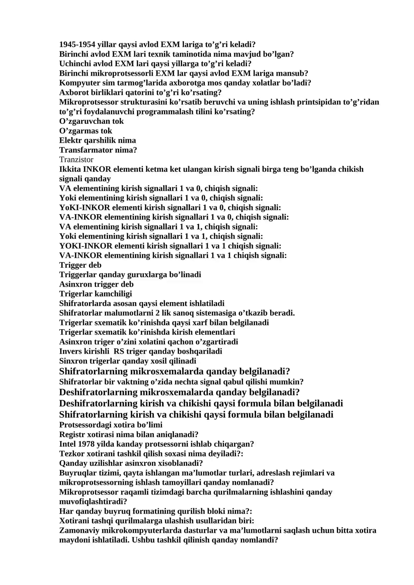 Hisoblash texnikasi 2