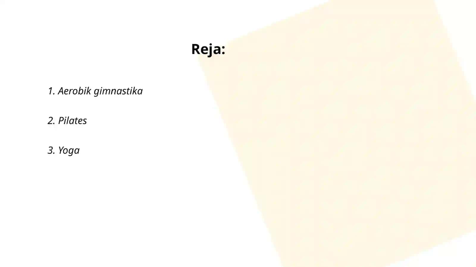 Aerobik gimnastika 2