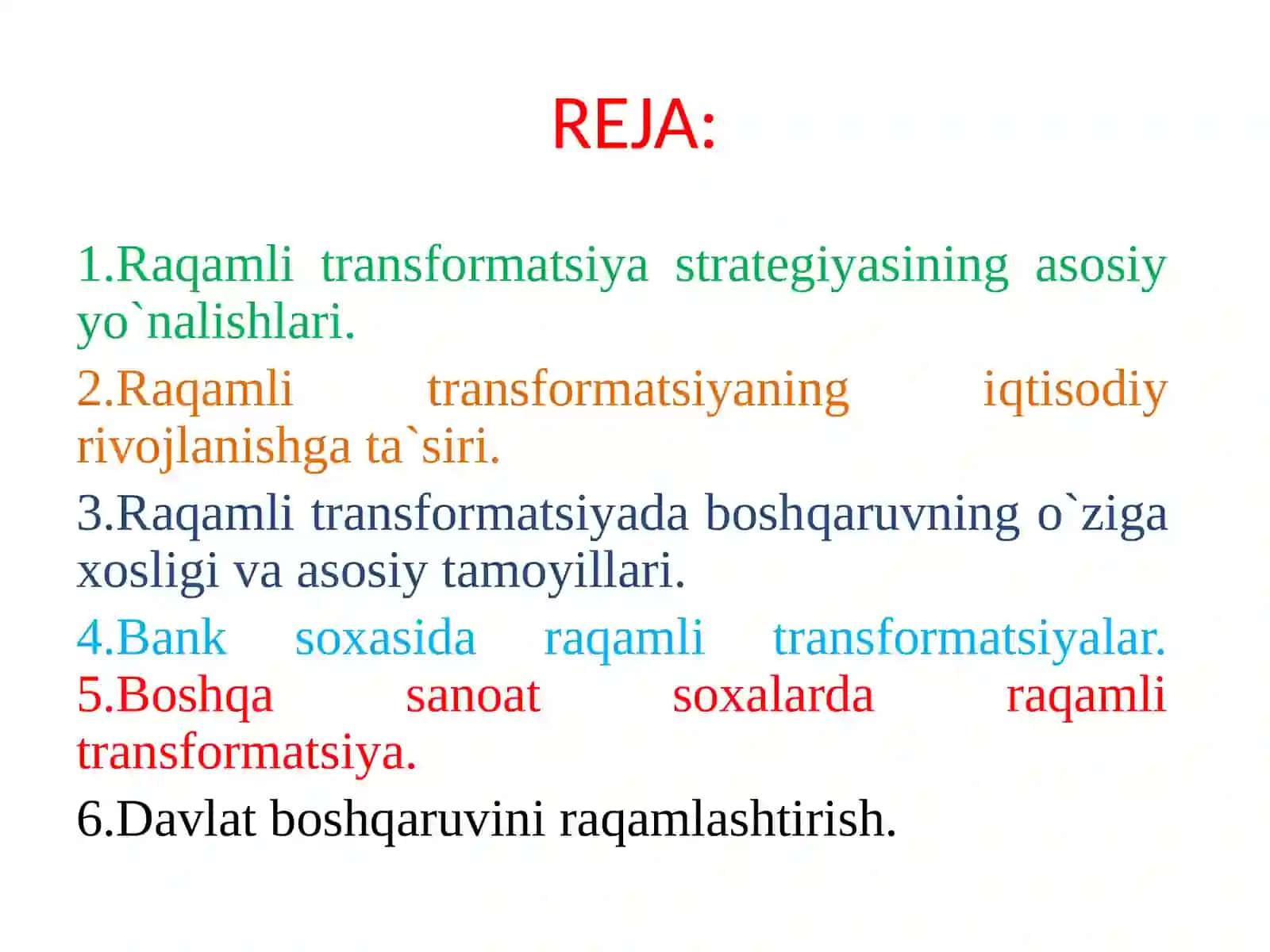 Raqamli transformatsiya 2