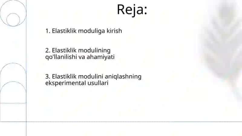 Materialni elastiklik modulini aniqlash 2