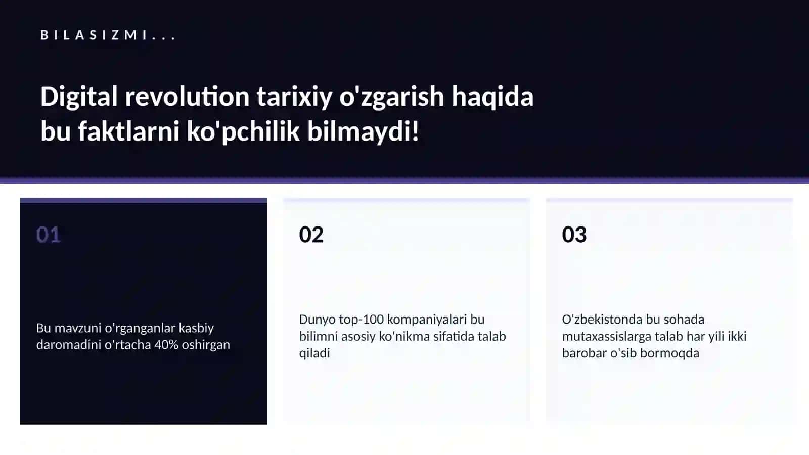 TARIX VA MADANIYAT Digital revolution tarixiy o'zgarish 2