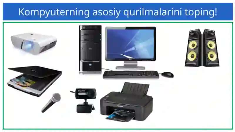 Kompyuterning asosiy qurilmalari 2