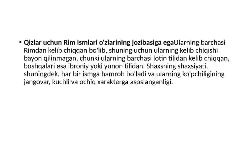 Rim ismlari 2