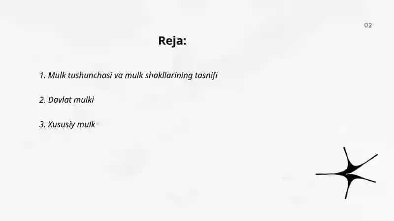 Mulk shakllari 2