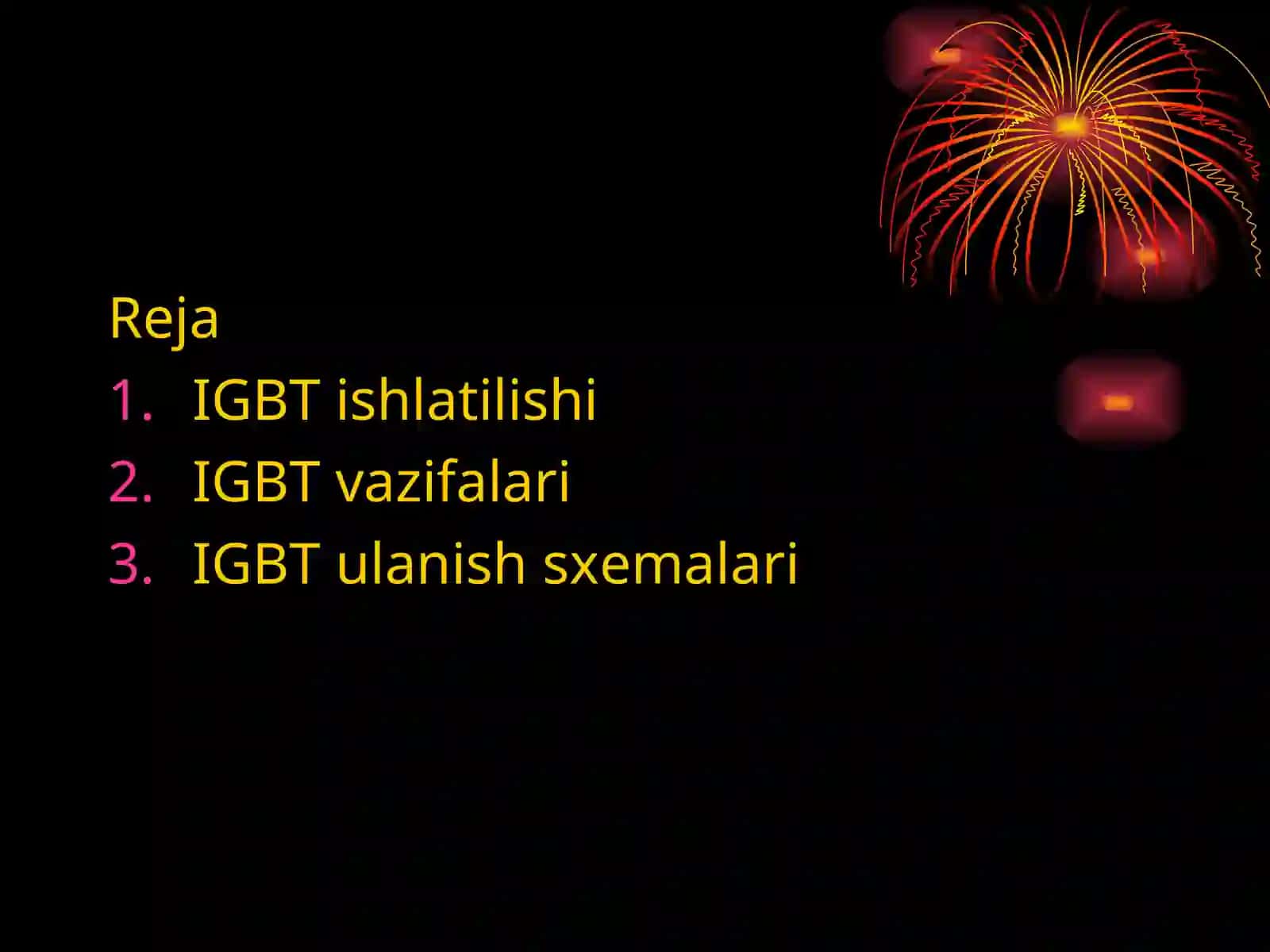 IGBT tranzistor 2