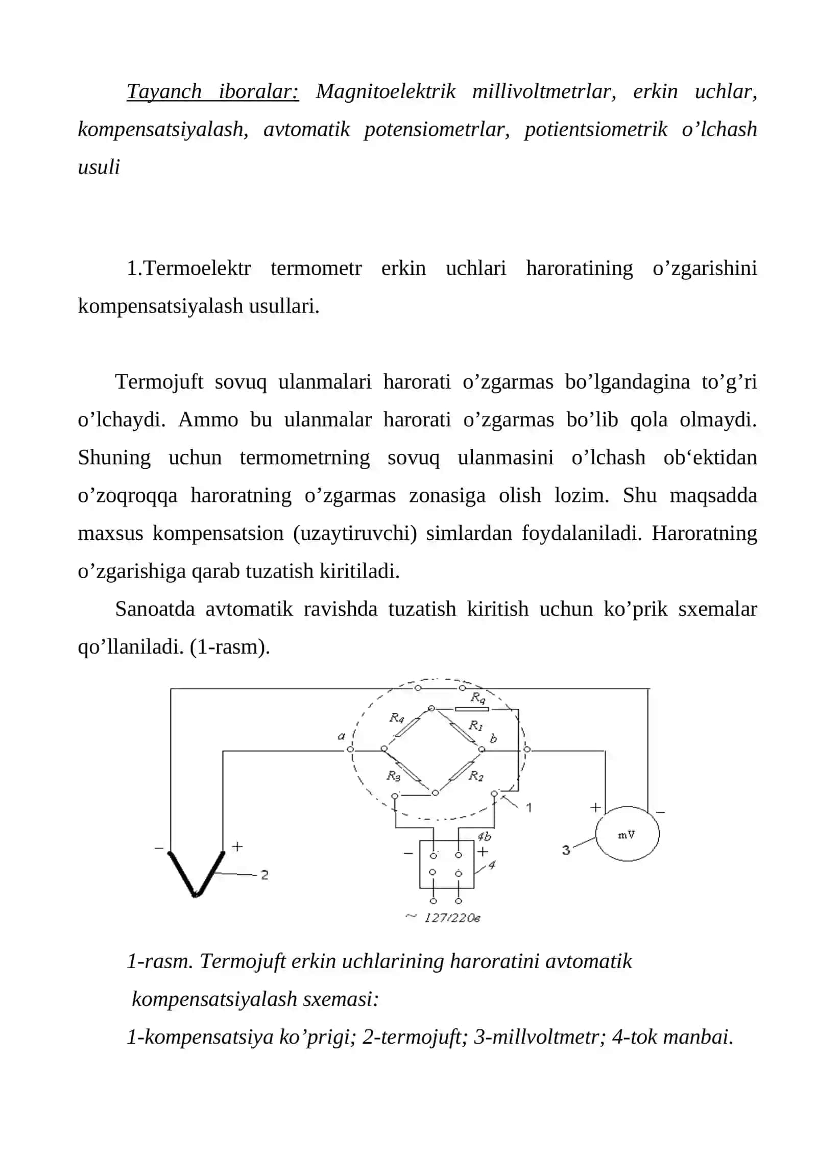 Termoelektr termometr 2