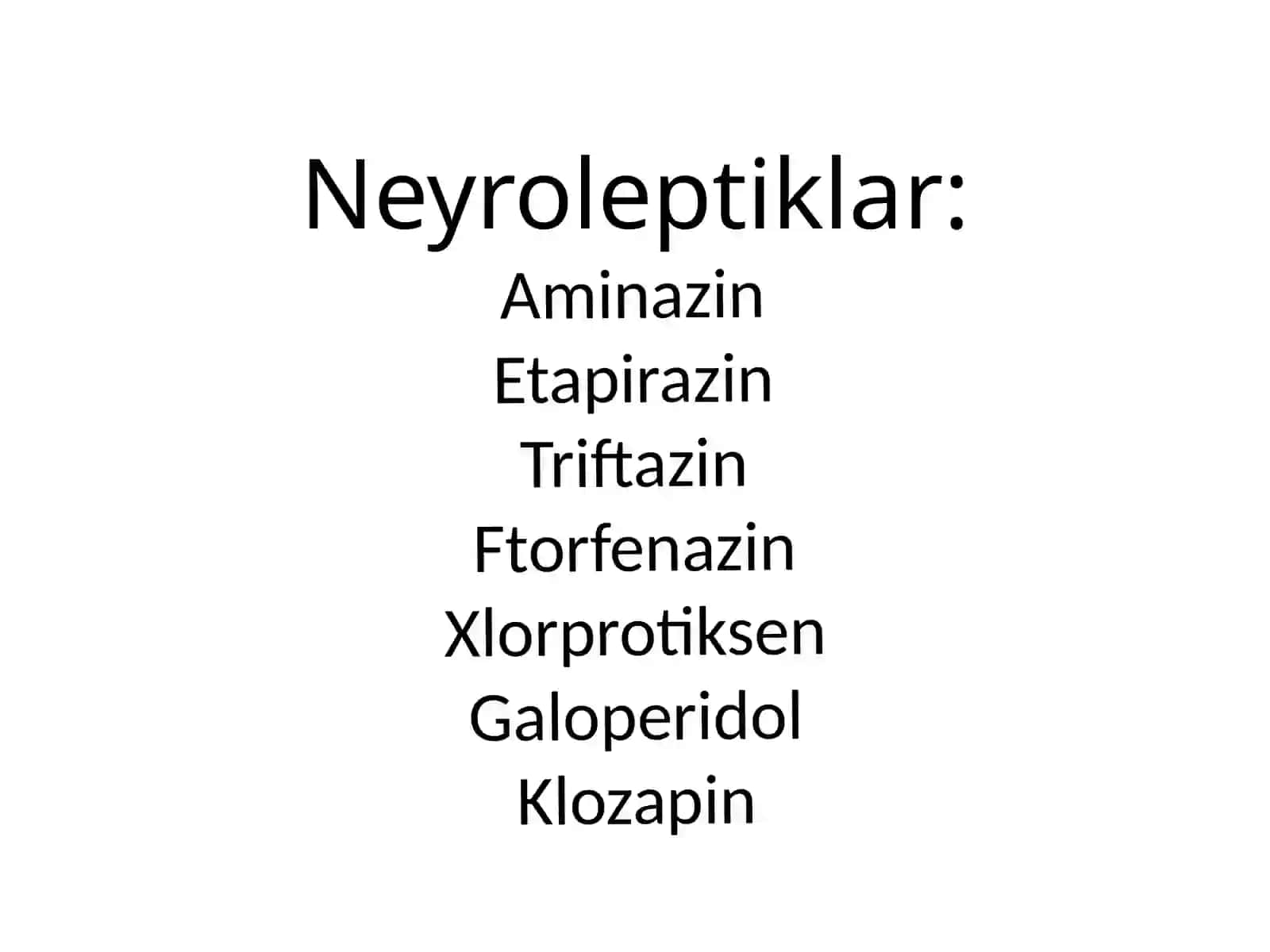 Neyroleptiklar 2