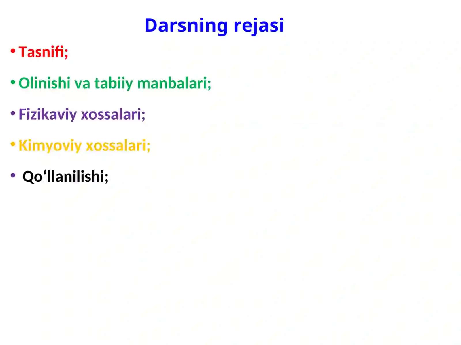 BESHINCHI GURUH d-ELEMENTLARI 2