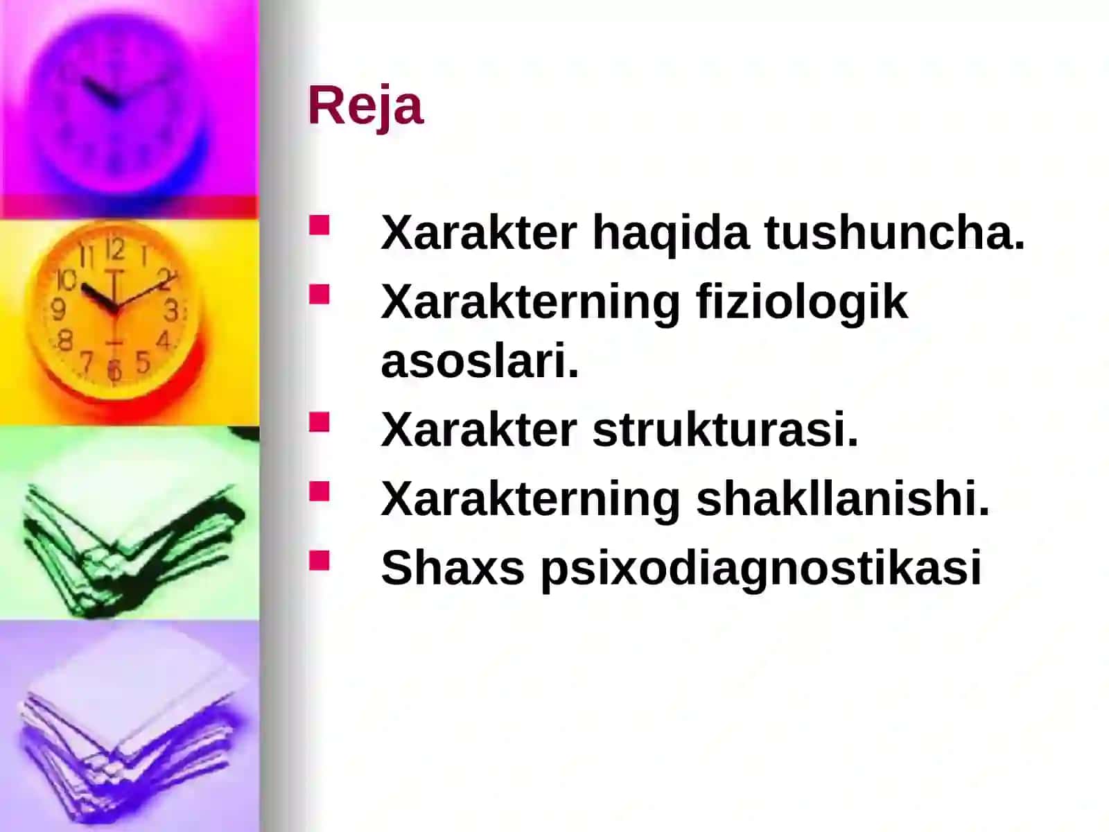Xarakter haqida tushuncha 2