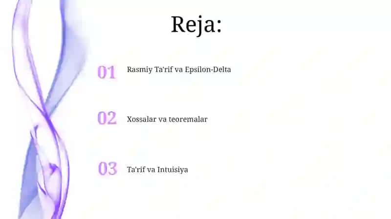 Cheksizlikdagi Limitlar 2