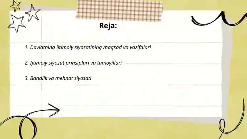 Davlatning ijtimoiy siyosati 2