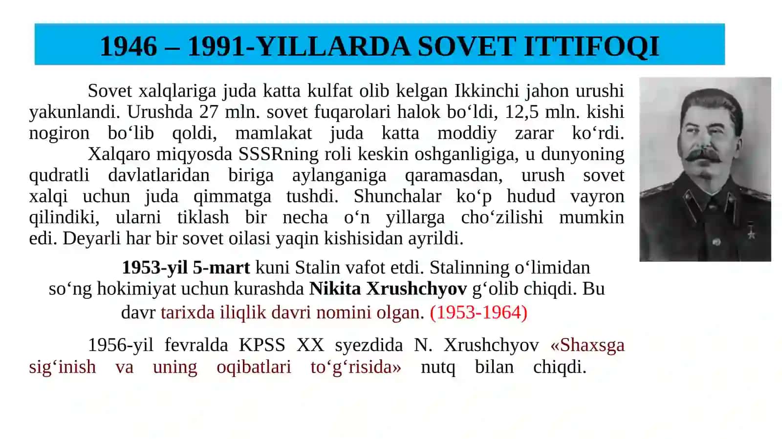 1946-1991-YILLARDA SOVET ITTIFOQI 2