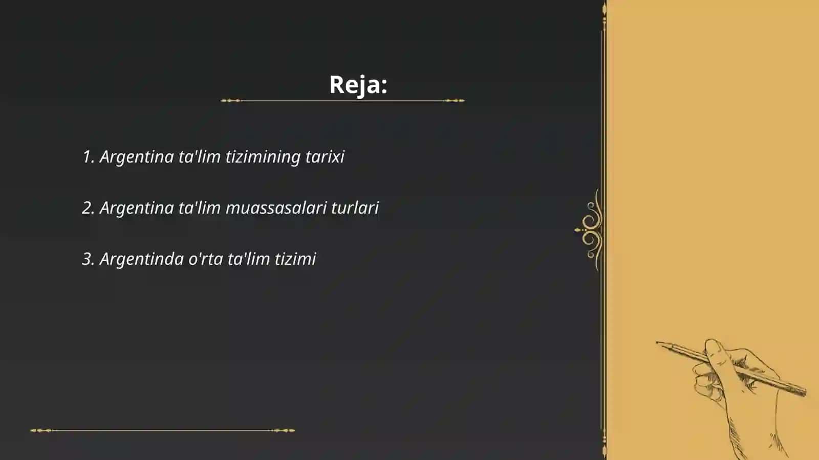 Argentina ta'lim tizimi 2