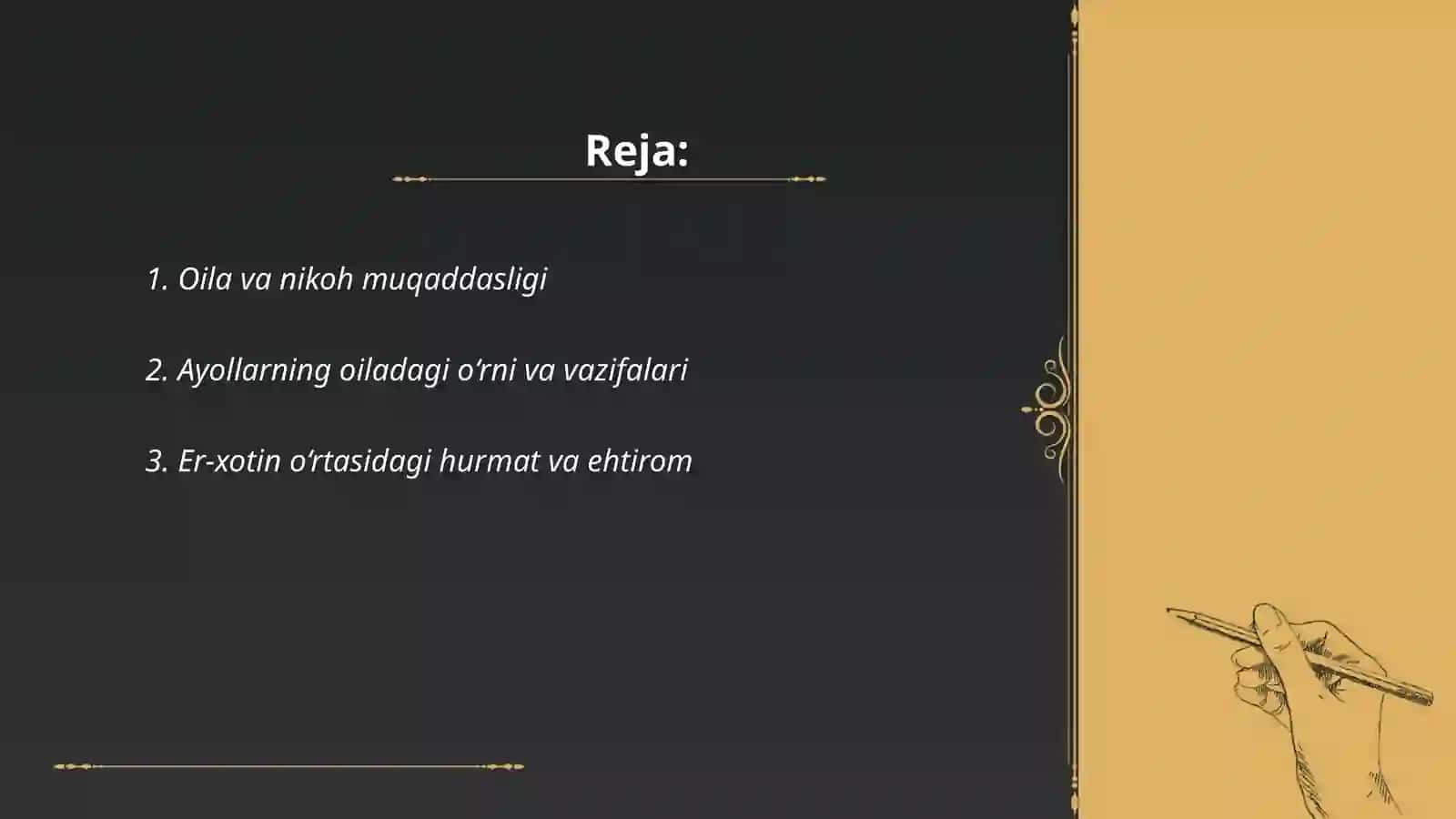 Oila va Ayollarga Munosib 2