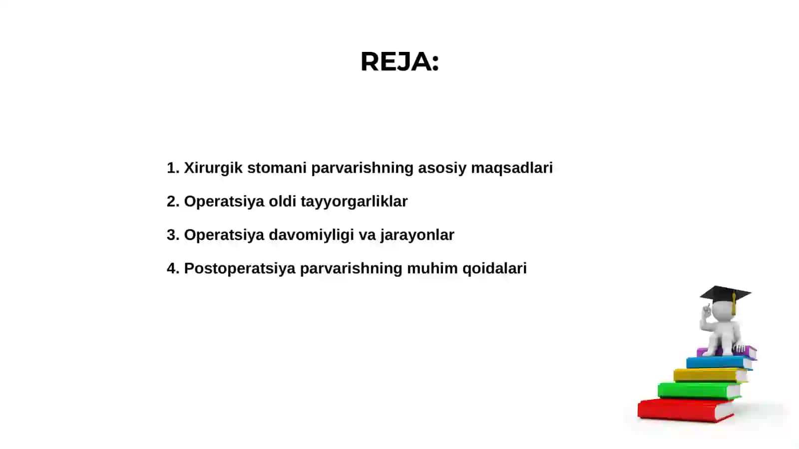 Xirurgik stomani parvarish qilish 2
