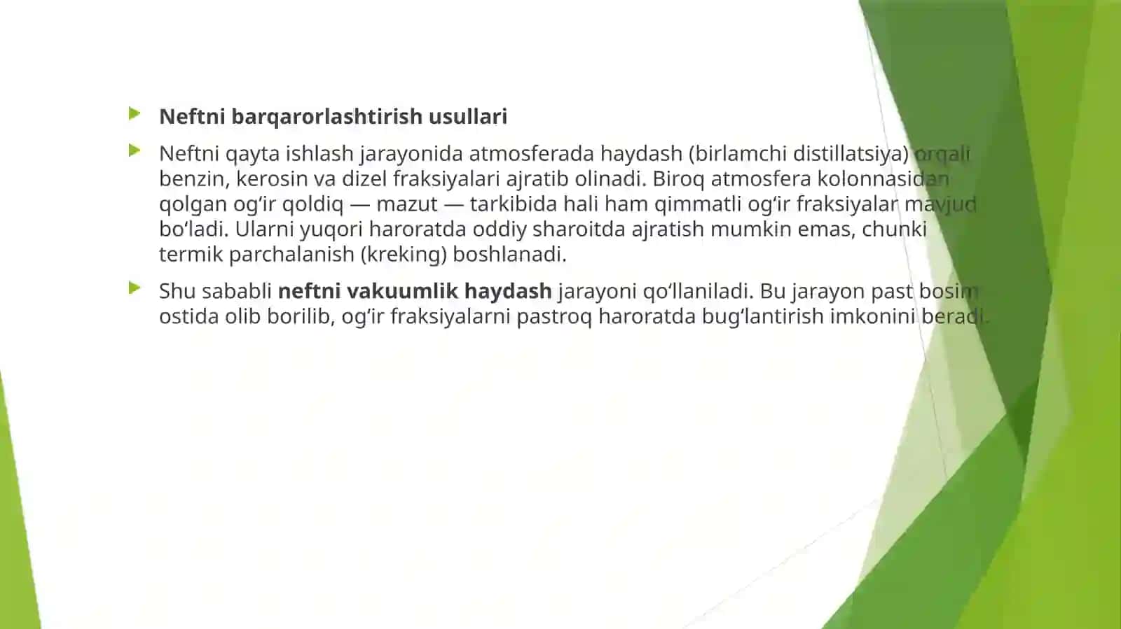 NEFTNI VAKUUMLIK HAYDASH 2