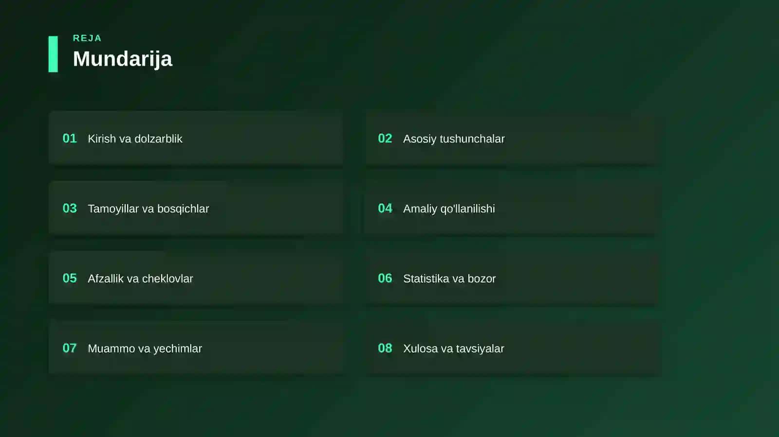 Aylanma mablag' — real misollar bilan 2