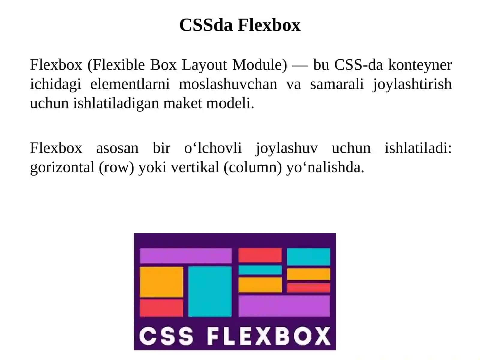 CSSda moslashuvchan sahifalar yaratish 2