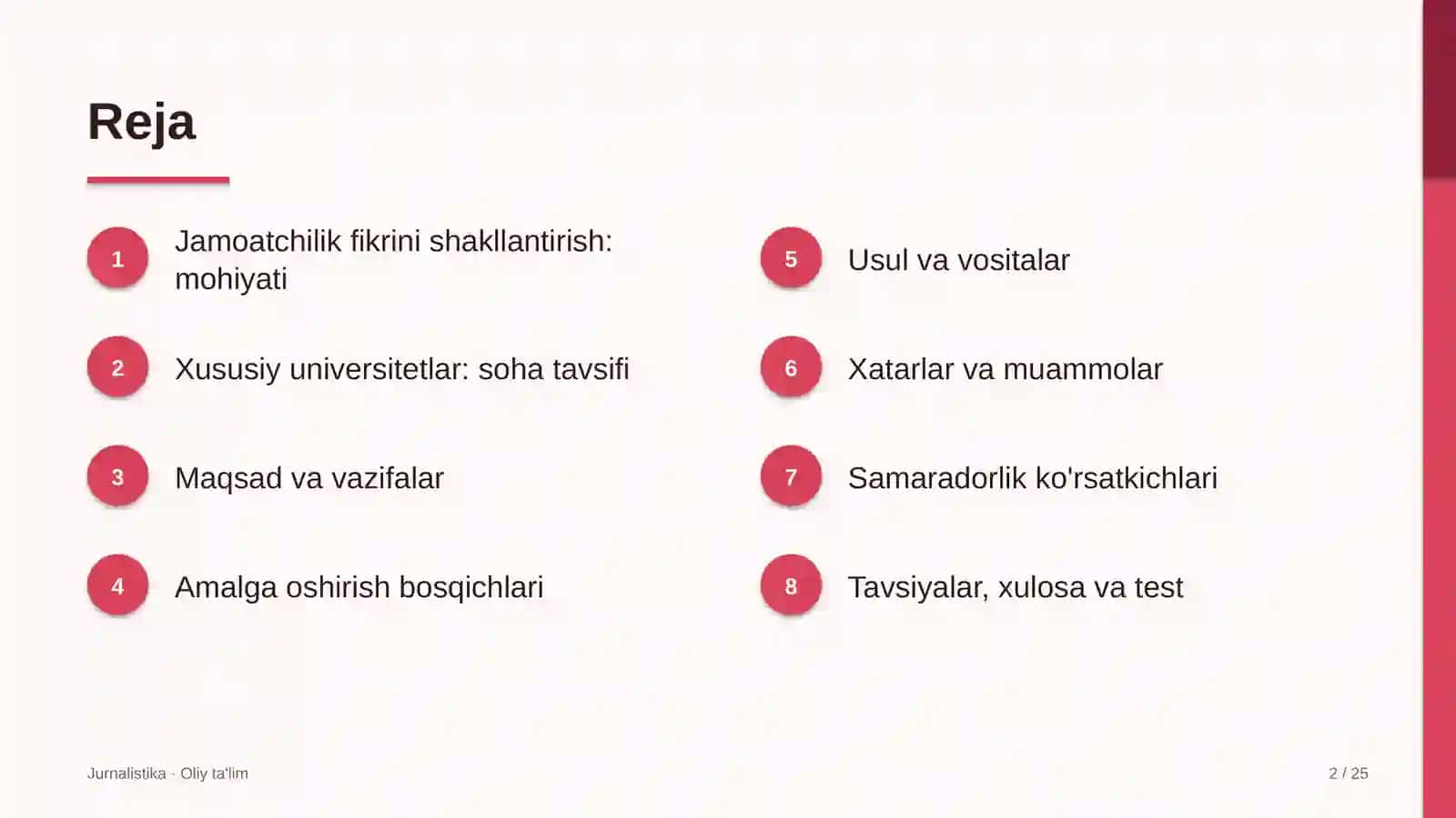 Xususiy universitetlarda jamoatchilik fikrini shakllantirish 2