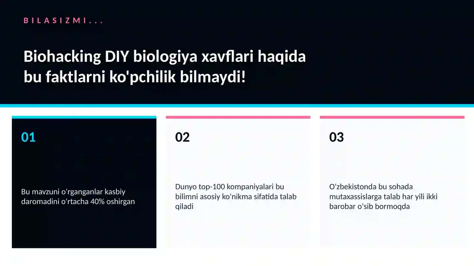 BIOTEXNOLOGIYA VA GENOMIKA 2