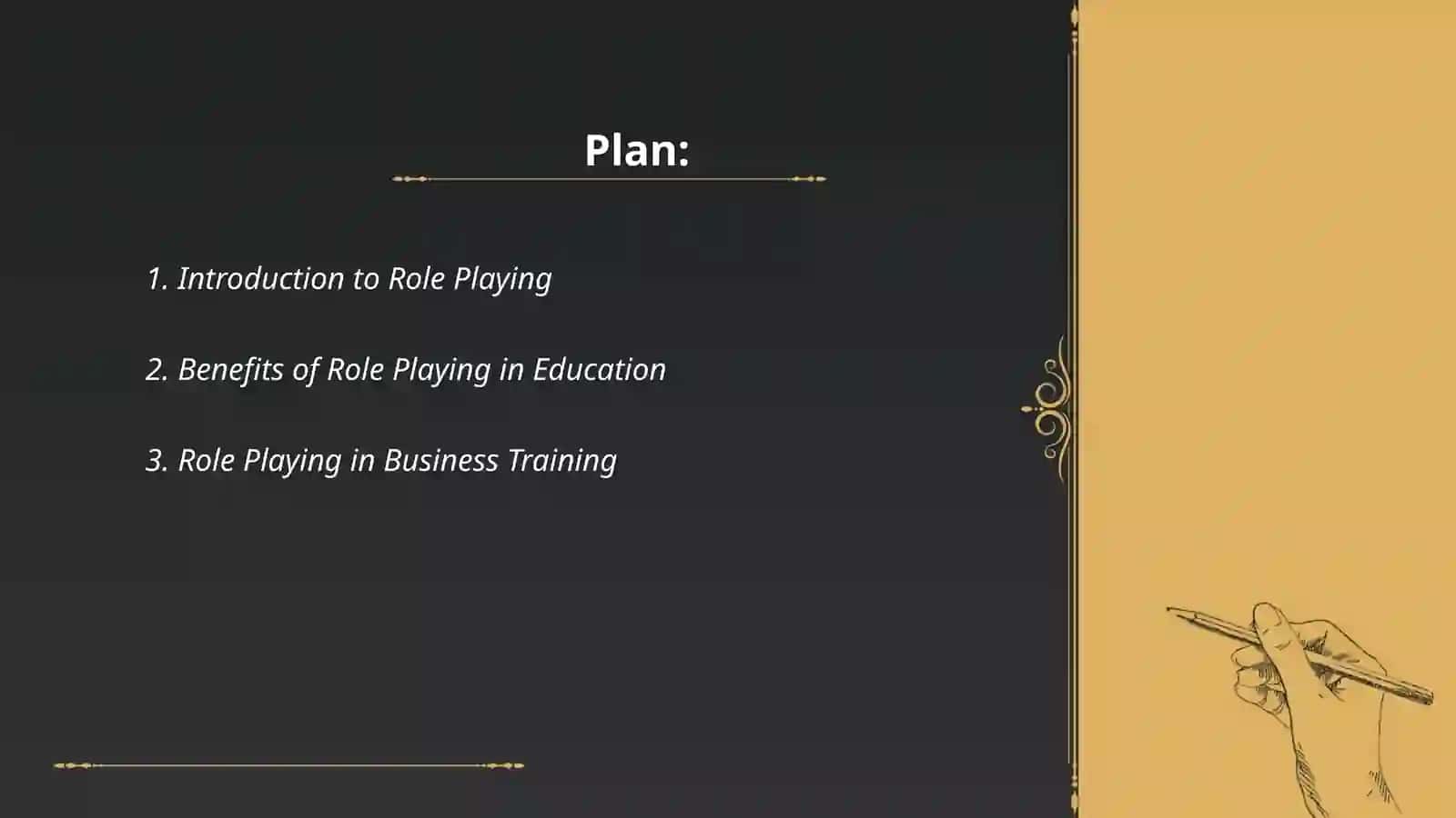 Role playing PPT 2