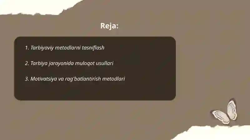 Tarbiyaning umumiy metodlari 2