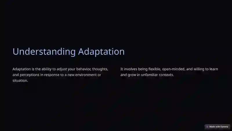 Adaptation and intercultural competence 2