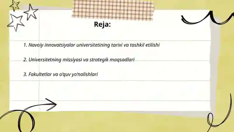 Navoiy innavatsiyalar universiteti 2