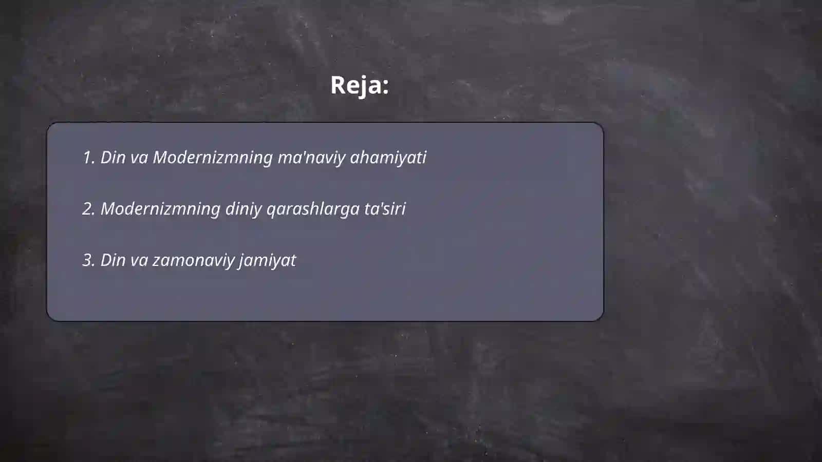 Din va modernizm 2