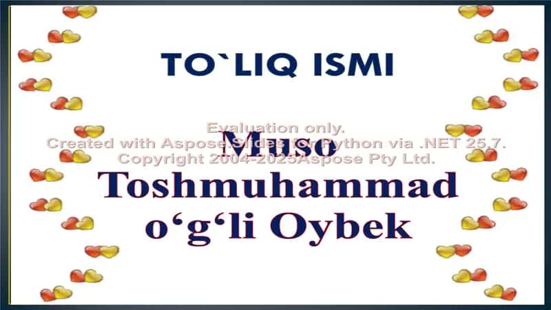 OYBEK 2