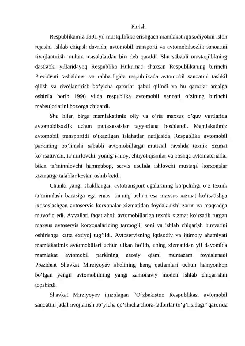 Zamonaviy avtomobillarda rul boshqarmasi 2