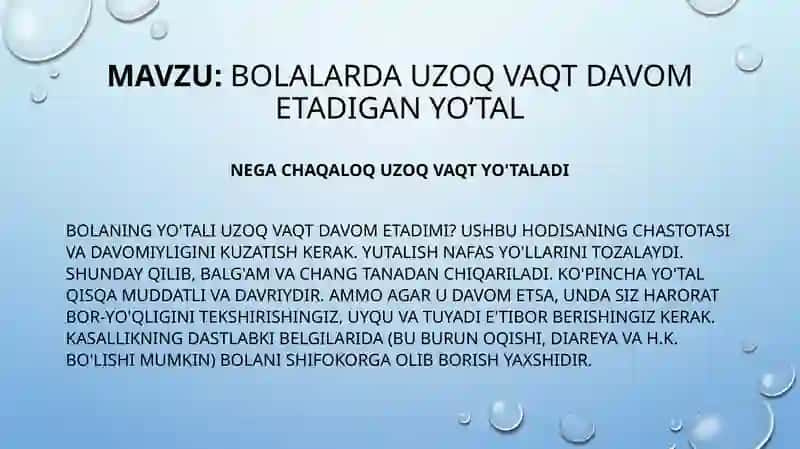 Bolalar do'st davolash 2